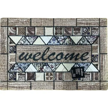 Rohožka Vnější rohožka před dveře s nápis Welcome Begonia 40x60cm