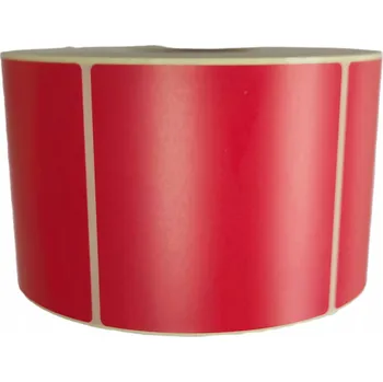 Speciální papír Termální etikety 70x70 mm 1000 ks ČERVENÉ (Červené)