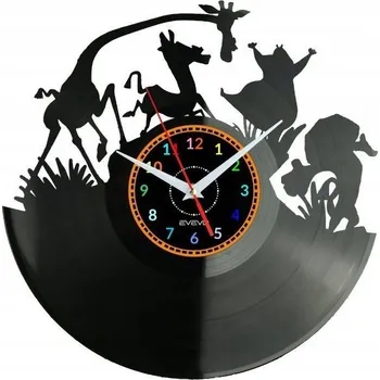 Hodiny Savana Afyka Nástěnné Hodiny Vinylová Deska Moderní Dekorativní