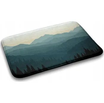 Koupelnová předložka Měkká koupelnová předložka Koberec Hory a Les