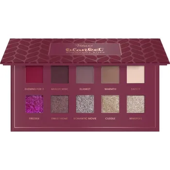 Oční stíny Stars from the stars BLANKET paletka očních stínů Burgundy Bliss, 10 g