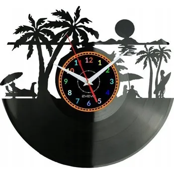 Hodiny Nástěnné hodiny Evevo černé 30 cm