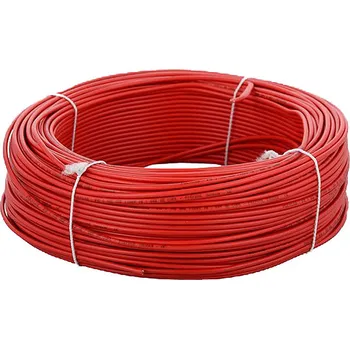 elektrický kabel Měděný lankový kabel 2,5mm ohebný červený 20m