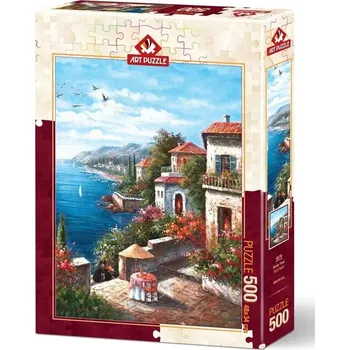 Puzzle PUZZLE 500 Domečky u moře FÓLIE