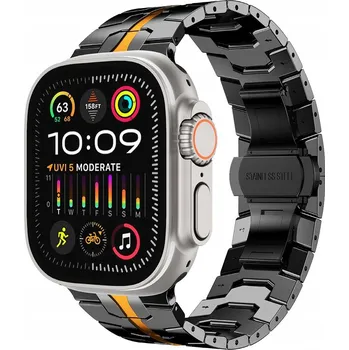 Řemínek na hodinky Techsuit řemínek pro Apple, oranžový