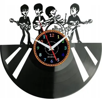 Hodiny Liverpool Rocková Kapela HODINY NÁSTĚNNÉ DEKORATIVNÍ MODERNÍ VINYLOVÁ DESKA