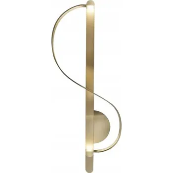 Nástěnné svítidlo MODERNÍ LED ZLATÁ MATNÁ NÁSTĚNNÁ LAMPA