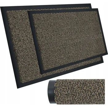 Rohožka ROHOŽKA PŘED DVEŘE NA BOTY SADA x2 VENKOVNÍ GUMOVÁ VSTUPNÍ ROHOŽ