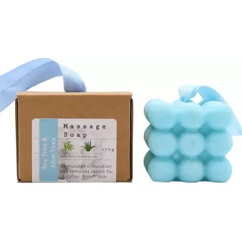 Mýdlo AW Aromatics Masážní mýdlo s esenciálními oleji Tea Tree & Aloe Vera 170 g