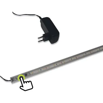 Lampička LED Lampa Podlinková Lišta 80cm DOTYKOVÁ