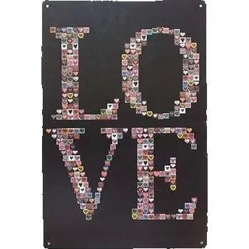 Obraz Plechová cedule LOVE