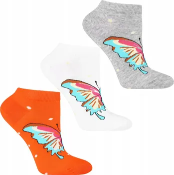 Dámské ponožky 3x Kotníkové Ponožky Ponožky Dámské Bavlněné Balerínky MORAJ 35-38