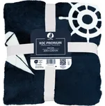 Deka Captain Mike polyester 200 cm x 220 cm modrá