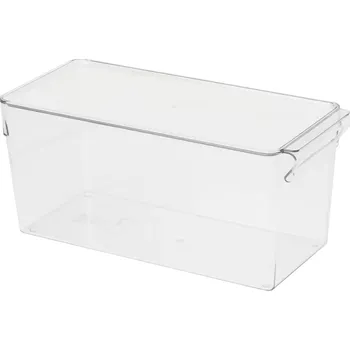 Úložný box IKEA KLIPPKAKTUS Úložný box do lednice, průhledný, 32x14x15 cm
