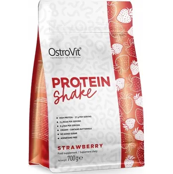 Protein Protein směs proteinů OstroVit prášek 700 g příchuť jahoda