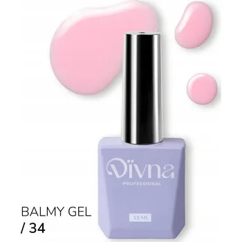 Lak na nehty DIVNA Balmy Gel 34 gel v lahvičce, konzistence báze, 13 ml, na nehty