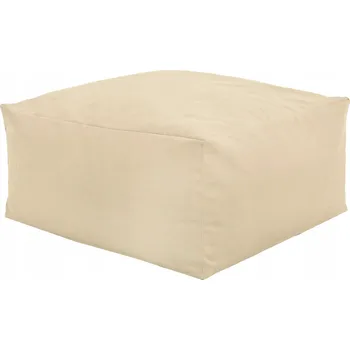 Taburet Taburet PLYŠOVÝ k sezení Stolek křeslo BÉŽOVÝ