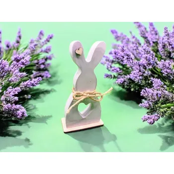 Dekorace z Řečice Zajíc z litého kamene 13cm