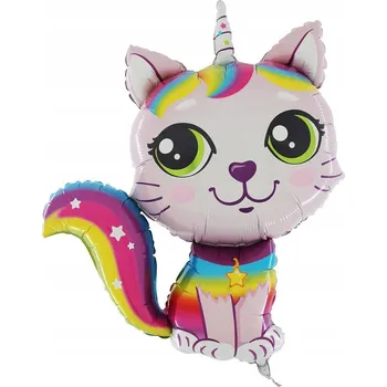 Balónek Fóliový balónek Jednorožec růžový 96 cm Narozeniny