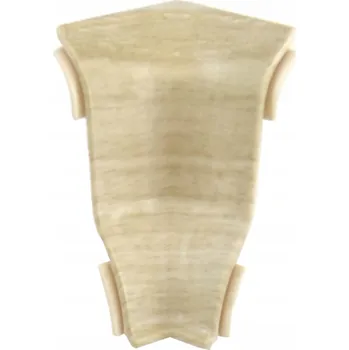 Podlahová lišta Vnitřní roh pro lištu 62mm PVC DUB SIBIŘSKÝ (Sibiřský dub)