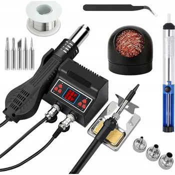 Páječka 2v1 PÁJECÍ STANICE Svářečka Plastů Pájka 700W 2kanálová + Stojan