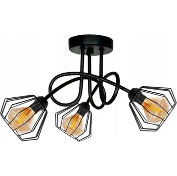 Závěsné svítidlo Fibram Lighting DRÁTĚNÉ LAMPY 3-bodové světlo E27