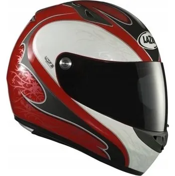 Cyklistická přilba Motocyklová přilba Lazer Kestrel Ivy červeno-šedá, velikost L