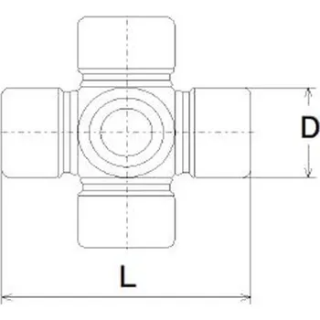 Hřídel nápravy Lobro U 125 Kloub, kloubový hřídel