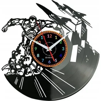 Hodiny Ocelový Rytíř Nástěnné Hodiny Vinylová Deska Moderní Dekorativní Jako Dárek