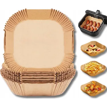 Pečicí papír PAPÍR DO FRITÉZY PEČENÍ AIR FRYER DO TROUBY 20cm 150 KUSŮ