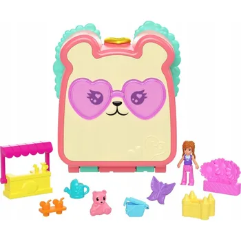Panenka POLLY POCKET PŘEKVAPENÍ SVAČINKY MEDVÍDKŮV PIKNIK [FIGURKA]