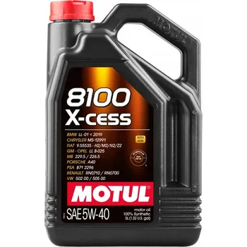 Motorový olej Motorový olej Motul 8100 X-cess 2gen 5W40 5L
