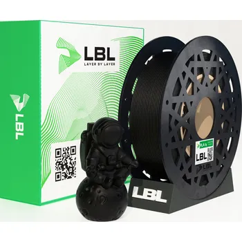 Filament PLA filament LBL Plastik do 3D tiskárny 1,75 mm 1 kg Černý
