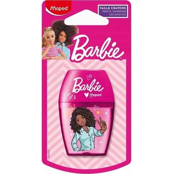 Ořezávátko Ořezávátko pro děti Ořezávátko do školy Shaker Barbie 1 OTVOR MAPED Ostré