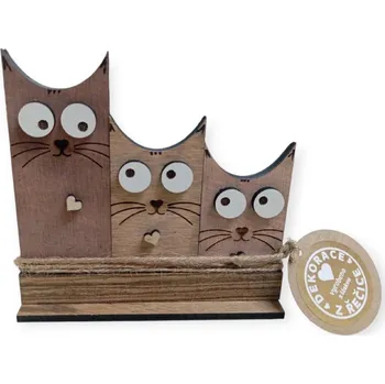 Dekorace z Řečice Tři kočky