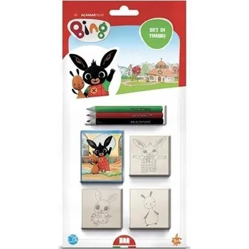 Dětské razítko RAZÍTKA PRO DĚTI BING - 3 KUSY ODOLNÁ RAZÍTKA