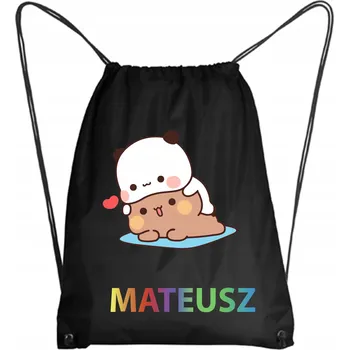 Školní Vak/Batoh na Tělocvik do Školky Školy BUBU LOVES DUDU + JMÉNO 4