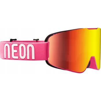 LYŽAŘSKÉ BRÝLE NEON HYPE PINK MIRROR RED CAT3