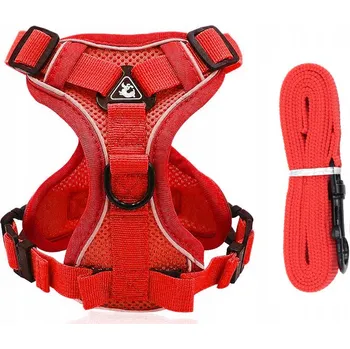 Postroj pro psa POSTROJ BEZ TLAČENÍ PRO PSA NA PROCHÁZKY, NASTAVITELNÝ TYPU GUARD + VODÍTKO vel. XL