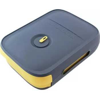 Dóza na potraviny Aptel Organizér na vejce se šuplíčkem - modrá