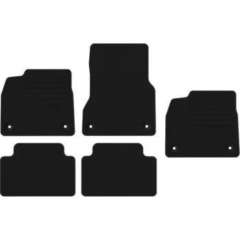 autokoberec Kobercové rohožky Edecor velurové 5 ks