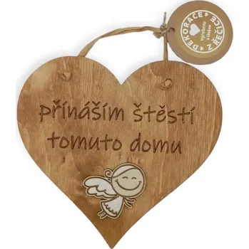 Dekorace z Řečice Srdce závěsné 20cm