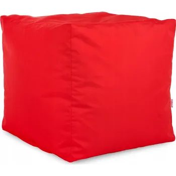 Taburet Taburet na sezení Zahradní CUBO křeslo ČERVENÝ