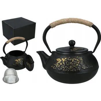 Konvice na čaj Železná konvice Hanipol 0,9 l černá