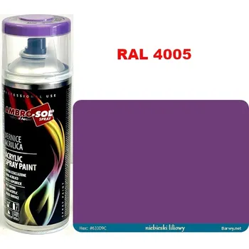 Barva ve spreji RAL 4005 fialová LESK SPRAY 400ml professional-line HQ AMBROSOL 1233