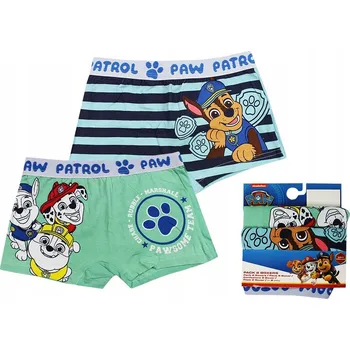 Chlapecké spodní prádlo PSI Tlapková patrola BOXERKY MODERNÍ CHLAPECKÉ SPODNÍ PRÁDLO SADA 2 KS 5/6 LET 116 CM