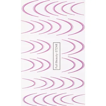 Samolepky na vodní nehty Gradientové Francouzské French Ombre STZ48