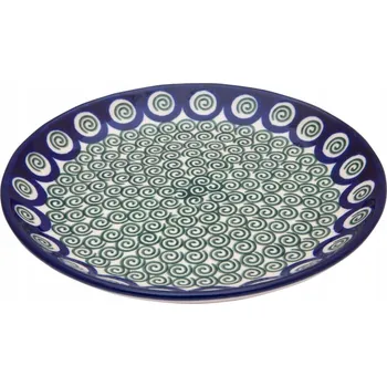 Talíř Dezertní talíř Bolesławiec Umělecká keramika 20 cm