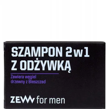 Šampon Zew For Men Šampon 2v1 s kondicionérem s dřevěným uhlím z Bieszczad 85ml