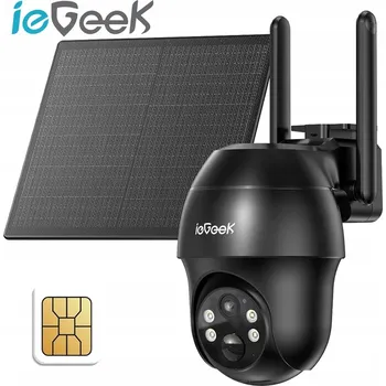 IP kamera 2K VENKOVNÍ IP KAMERA SE SIM KARTOU 4G SOLÁRNÍ BATERIE SMART DETEKCE POHYBU